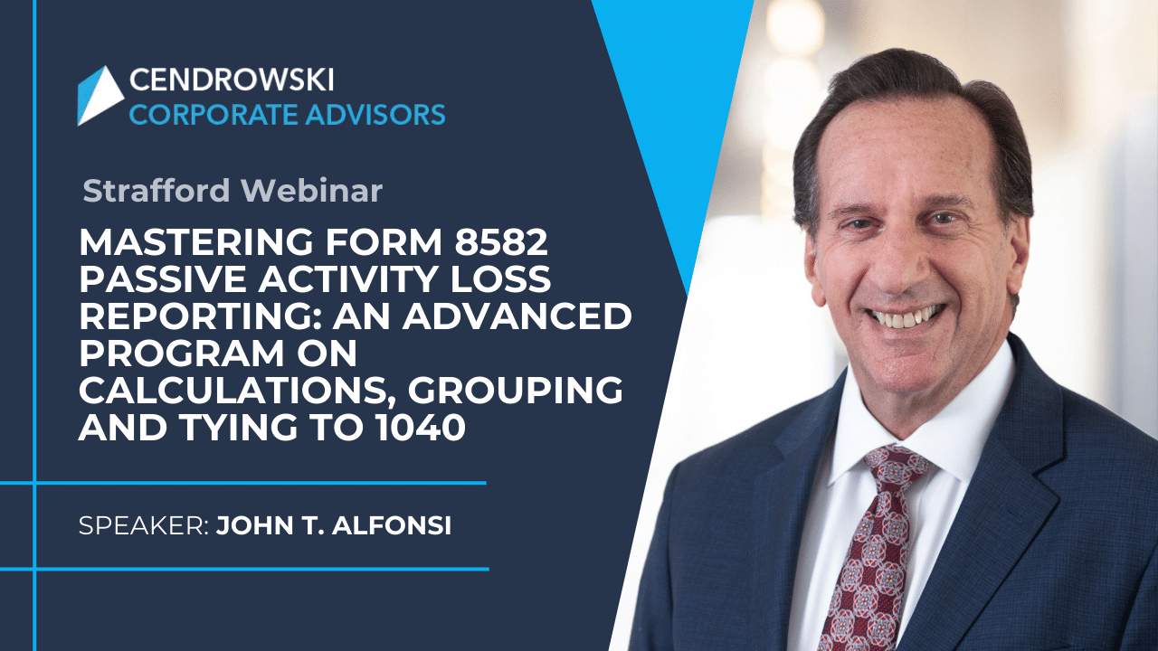 Mastering Form 8582 Passive Activity Loss Reporting An Advanced Program on Calculations